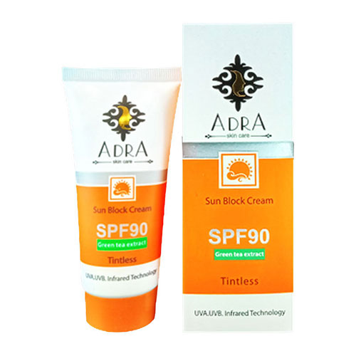 کرم ضد آفتاب آدرا مدل Green Tea حجم 50 میلی لیتر